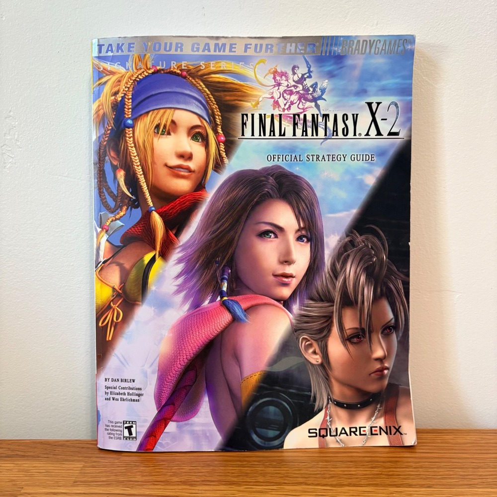BradyGames Strategy Guide Final Fantasy X-2 Signature Series Poster Stickers PS2